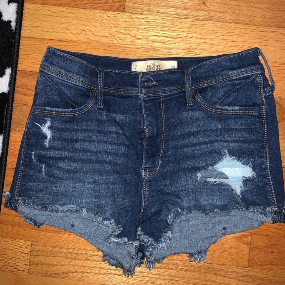 hollister jean shorts